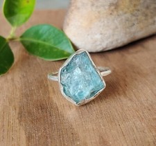 Aquamarine Gemstone Ring 925