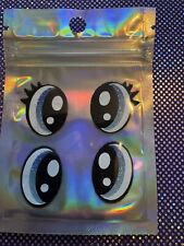 Felt Eyes For Crafting/ Amigurumi/ Handmade Toys. Set Of 3. Blue Glitter. 1 Inch
