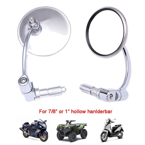 Pair bar end mirrors - 7/8",