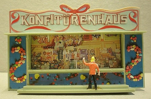 Vintage plastic building - vintage,