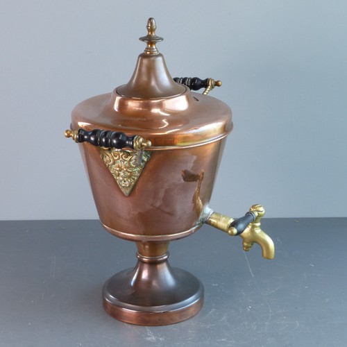 Antique copper brass samovar - antique,