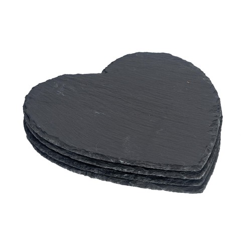 Heart slate placemats - heart,