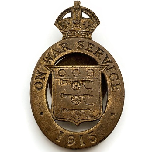 War service 1915 brass - on,