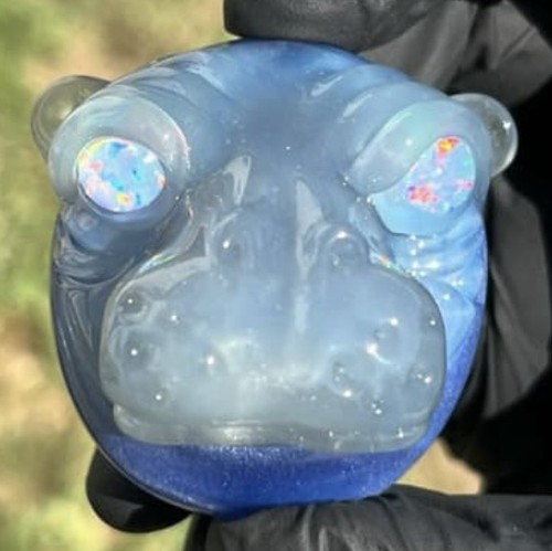 Crux glass hippo - **crux,