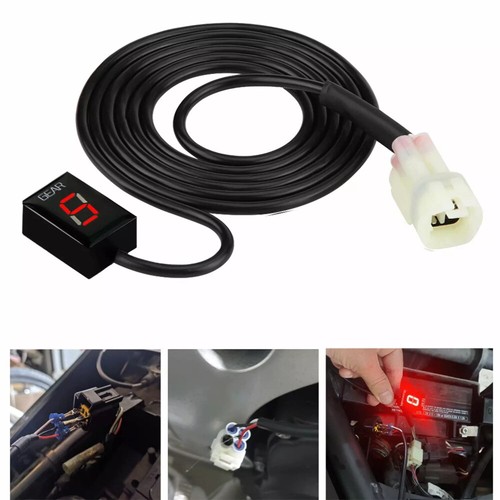 Red led motorcycle gear - red,