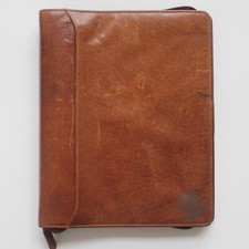 Filofax A5 Size Lockwood Organizer Planner Diary Cognac Leather