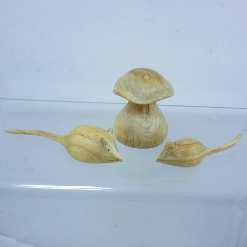 Carved wooden