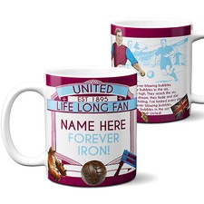 Personalised Football Mug West