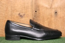 TOD'S Black Leather Apron Toe