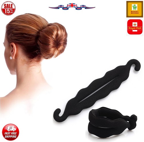 French hair braiding tool bun - french,