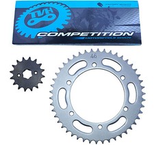 Gilera Cougar 125 chain & sprocket kit (1999-2006) TVH heavy duty black upgrade