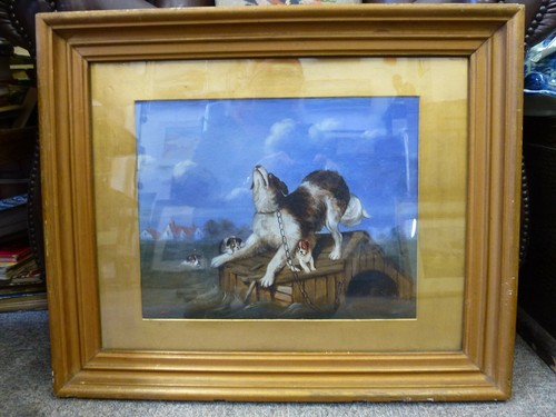 Antique unusual framed - antique,