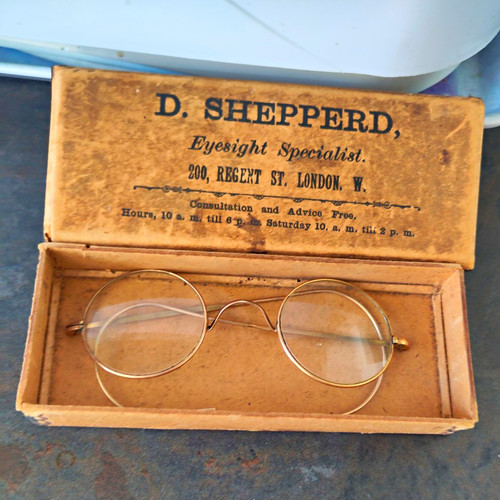 Antique edwardian wire rim - edwardian,