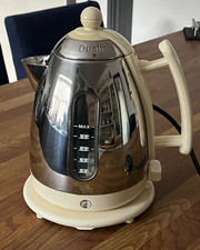 Dualit Electric Kettle JKT33 2700W -3000W- Chrome And Cream  Fully Working