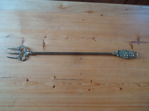 Vintage brass owl handled - brass,