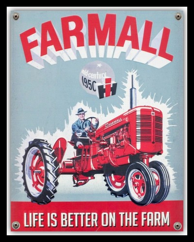 Farmall farm vintage tractor - farmall,