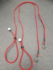 2x RED Kayak Paddle Leash