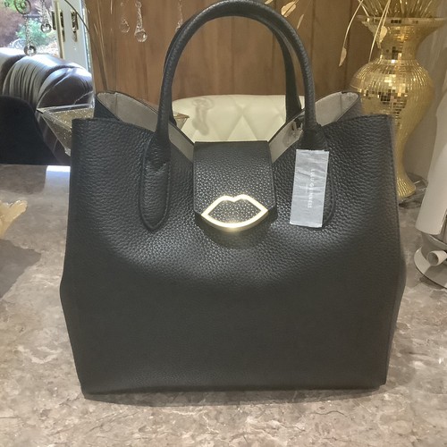 Lulu guinness black leather - lulu,