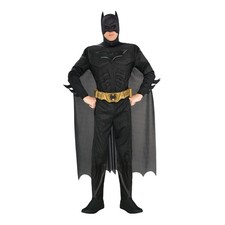 Rubies Official Batman Begins Dark Knight Muscle Chest Mens Fancy Dress Costume