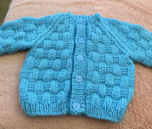 Hand knitted baby cardigans - knitted,