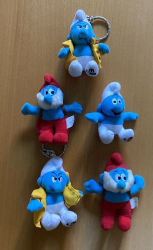 2000 mcdonald smurfs happy - mcdonald's,