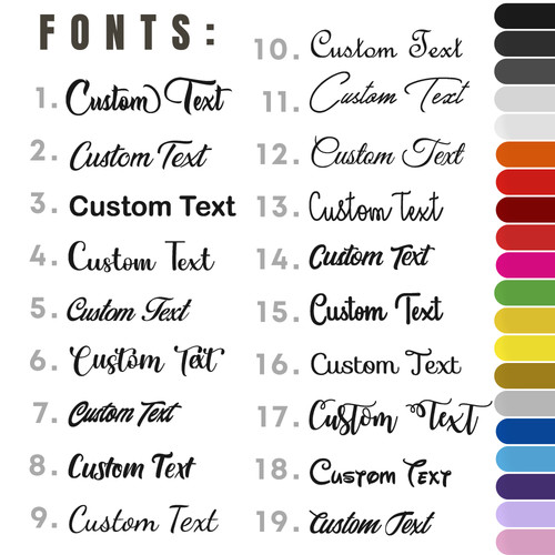 Custom personalised name - custom,