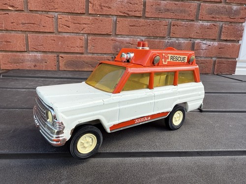 Tonka jeep rescue ambulance - tonka,