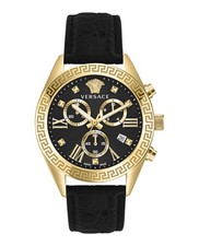 Versace Womens  Gold 40mm Strap Fashion Watch