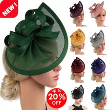 Fascinator Womens Large Headband Clip Hat Weddings Ladies Day Races Royal Ascot