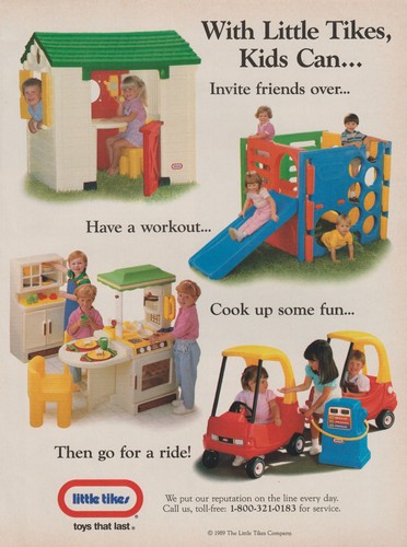 1989 little tikes - toys,