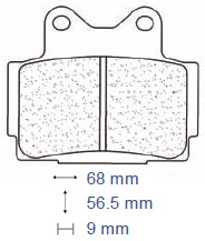 FRONT LORRAINE CARBON BRAKE