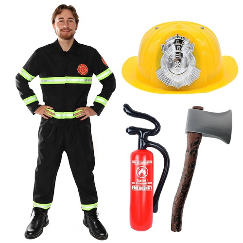 Adults firefighter fireman - firefighter,