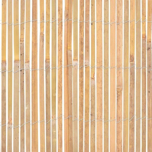 Bamboo slat fence - bamboo,
