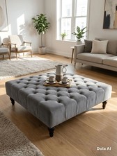 Ottoman footstool chesterfield - ottoman,