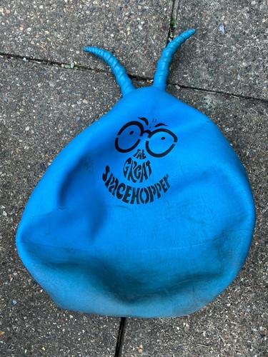 Vintage original blue space