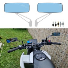 Chrome Motorcycle Rectangle Rearview Mirrors For Suzuki GSX-8S GSX GSX-S 650 750