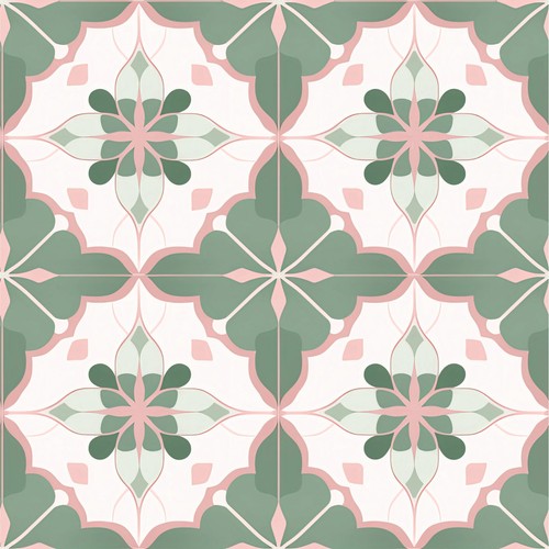 48x moroccan tile - tile, stickers