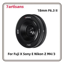 7artisans 18mm F6.3 Mark II UFO Lens APS-C Manual Lens for Fuji X Sony E Nikon Z