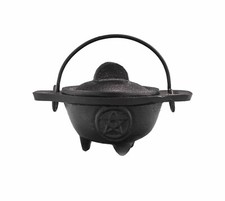 Cast Iron Cauldron  5cm x 9cm