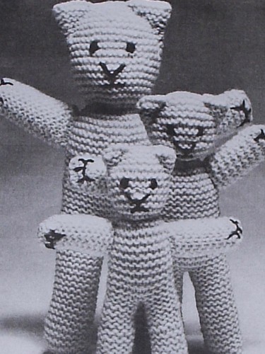 Vintage knitting pattern - dk,