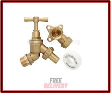 Outside Tap Kit, with Wall Mounting Plate DIY Trade Cheapest  *TRACKED POSTAGE*