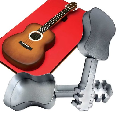 Novelty shape cake tins guitar - novelty,