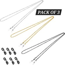 Whaline 3-Pack Eyeglass Chains