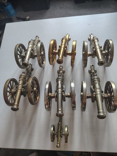 Vintage brass cannon - 7,