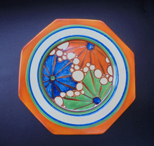 A Clarice Cliff octagonal