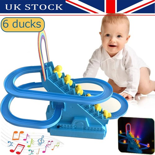 Duck roller coaster toy play - duck,
