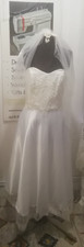 tea length wedding dress size