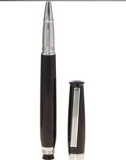**** BNIB CERRUTI 1881 ROLLERBALL PEN  LIQUORICE BLACK RRP £50 **** IN BOX