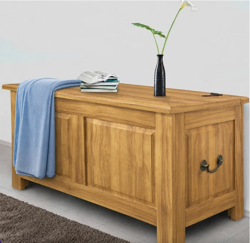 Large wooden trunk rustic - trunk,