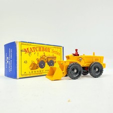 Matchbox Lesney 43b Aveling Barford Tractor Shovel Boxed Regular Wheels